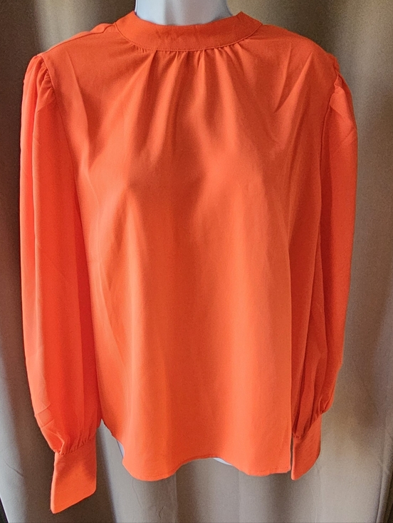 Flying Tomato Tops - NWT Flying Tomato Red Long Sleeve Blouse • High Neck